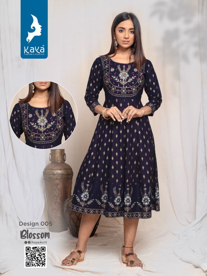 Kaya Blossom New Designer Ethnic Wear Anarkali Kurti Collection